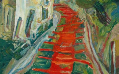 «Escalera roja en Cagnes» Chaim Soutine.