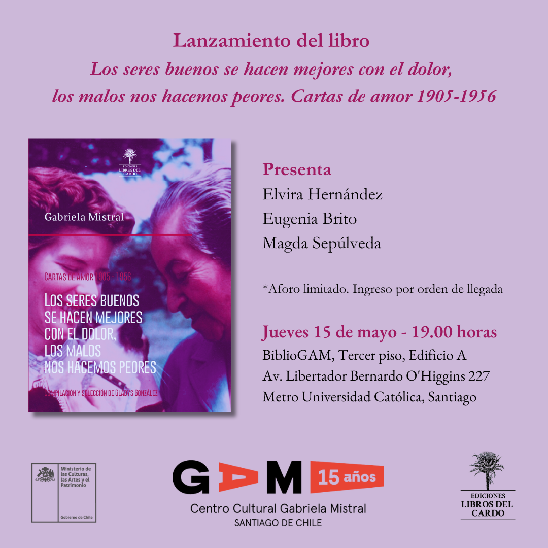 afiche lanzamiento cartas de amor