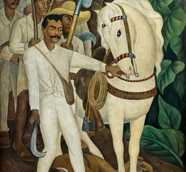 Zapata, líder agrario (1931). Diego Rivera.