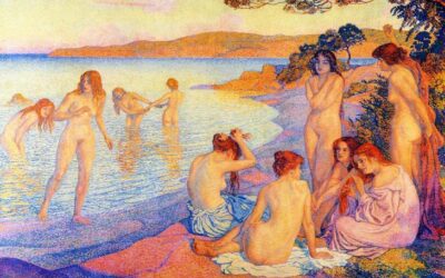 L’heure embrasée (1897). Theo van Rysselberghe.